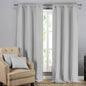 Textured Window Curtain Pair Panel with Matching Dec Pillows Set