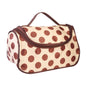 Travel Makeup Bag Portable Cosmetic Organizer with Cosmetic Mirror