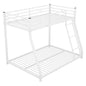 Twin Over Full Low Bunk Bed with Ladder