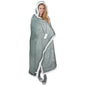 Ultra Soft Sparkle Chic Hooded Throw Blanket