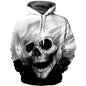 Unisex Characters Skull 3D Printed Hoodies