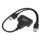 USB 2.0 to SATA Converter Adapter Cable for 2.5/3.5 SATA HDD Hard Drive Disk