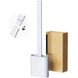 Wall Mounted Silicone Bathroom Brush and Holder Set