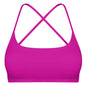 Women Cross Back Sport Bras Padded with Removable Pads Thin Straps