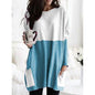 Women Long Sleeve Casual Pocket T-Shirt Loose Plus Size Top Blouse