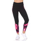 Women's 7/8 Highwaist Marble Leggings with Lattice Detail