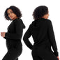 Women's Athleisure French Terry Fleece Pullover Hoodie Sweatshirt