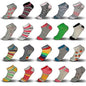 Women’s Breathable Colorful No Show Low Cut Ankle Socks