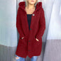 Women's Cardigan Pocket Chunky Long Sleeve Sweater