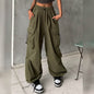 Women's Cargo Baggy Pants High Waist