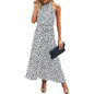 Women’s Casual Halter Neck Sleeveless Long Maxi Dress  - Assorted Styles