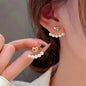 Women's Fashion Earrings Bohemian Style Imitation Pearl Inlay