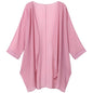 Women's Floral Print Sheer Chiffon Loose Kimono Cardigan Capes