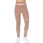 Women's High Waist Active Full Length Leggings With Rubber Print Detail