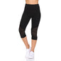 Women's High Waist Active Leggings With Motto Mesh Detail