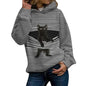 Women's Hoodie Pullover Cat Graphic Casual Daily Basic Hoodies Sweatshirts