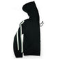 Women's Lightweight Accent Stripes Sweat Shirt Varsity Hoodie