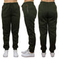 Women's Loose-Fit Marled Fleece Jogger Sweatpants With Zipper Pockets
