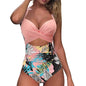 Women's One Piece High Waist Swimwear Tummy Control Cutout
