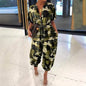 Women's Ordinary Deep V Jumpsuit