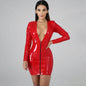 Women's Party Bodycon Long Sleeve Mini Dress