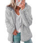 Women's Plus Size Hoodie Coat Long Sleeve
