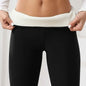 Women's Plush Lined Sherpa Leggings High-Stretch Yoga Pants