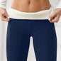 Women's Plush Lined Sherpa Leggings High-Stretch Yoga Pants