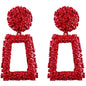 Women's Rectangular Geometric Drop Earrings