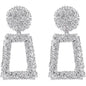 Women's Rectangular Geometric Drop Earrings