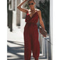 Women's Sexy Casual Daily V Neck Jumpsuit