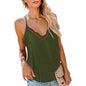Women's Sexy V Neck Casual Sleeveless Cami Tank Top