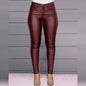 Women's Skinny Leather Pants
