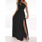 Women's Sleeveless One Shoulder Elegant Dress