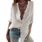 Women's Solid Colored Long Sleeve Basic Top