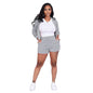 Women's Tracksuits Casual Sportswear Neon Two-Piece Short Sets