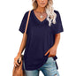 Women's V Neck T Shirts Basic Short Sleeve Tees Tops