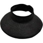 Women's Wide Brim Roll-up Straw Sun Hat Sun Visor