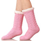 Women's Winter Super Soft Warm Cozy Fuzzy Fleece-Lined with Grippers Slipper Socks