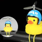 Yellow Little Duck Shape Bike Bell Bike Horn and Front Light