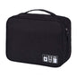 Zippered Cable Compartment Bag for Electronics Storage