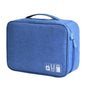Zippered Cable Compartment Bag for Electronics Storage